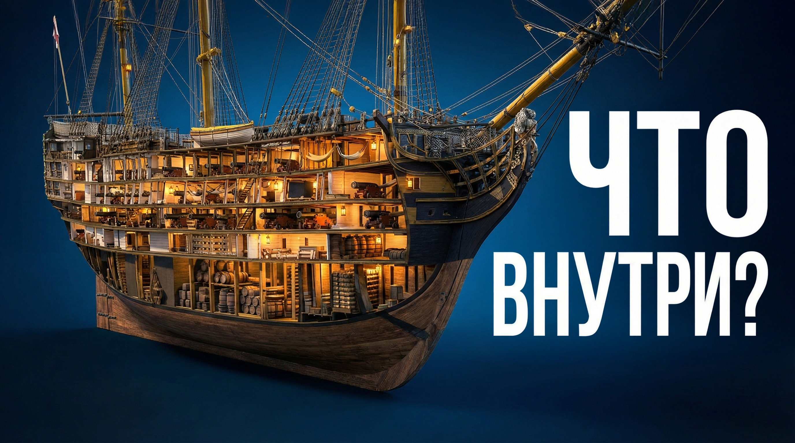 Анатомия непобедимого парусного корабля